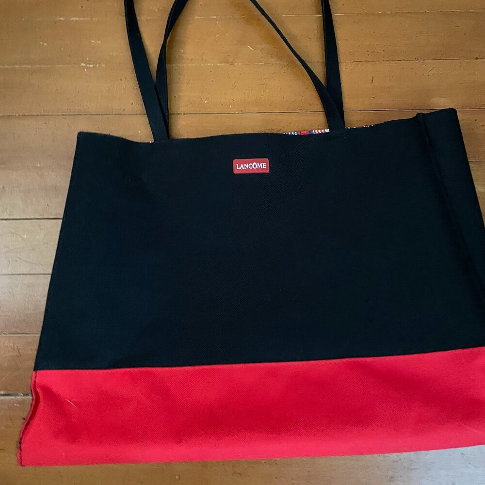 Lancome Red and Black Shoulder Bag